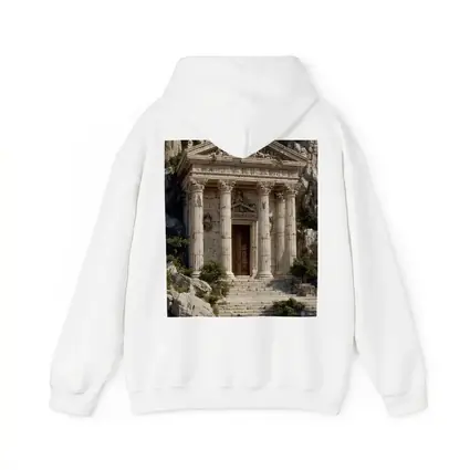 Ancient Greek Temple by Rocky Coastal Waters