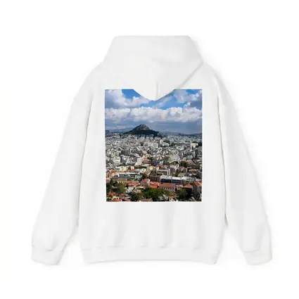 Athens Greece City Skyline Lycabettus Hill View
