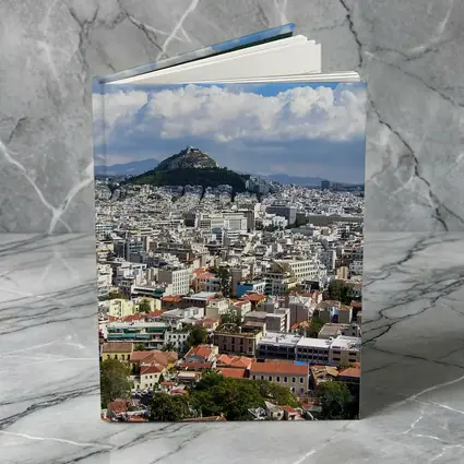 Athens Greece City Skyline Lycabettus Hill View