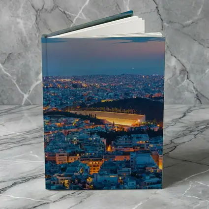 Athens Greece City Lights At Night