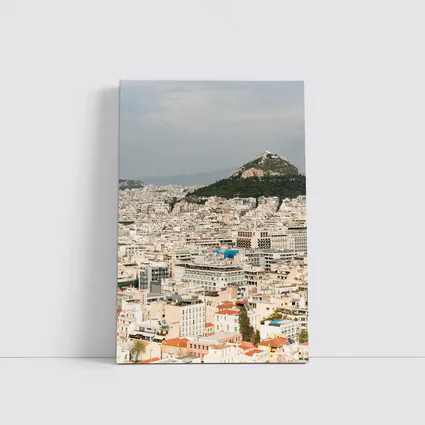 Athens Greece City View Lycabettus Hill