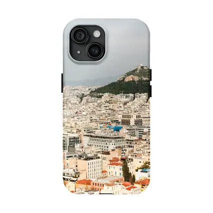 Athens Greece City View Lycabettus Hill