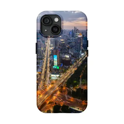 Bangkok Thailand Skyline Aerial City View