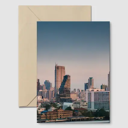 Bangkok Thailand Skyline at Dusk