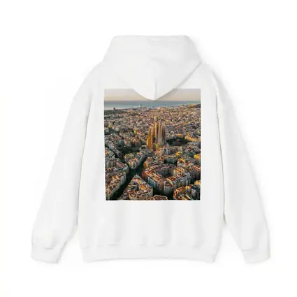 Barcelona Aerial View Sagrada Familia Cityscape