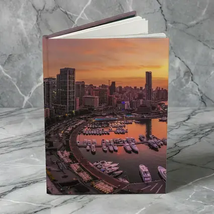 Beirut Lebanon Marina Skyline Sunset View