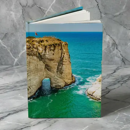 Raouche Rocks Beirut Blue Mediterranean Sea