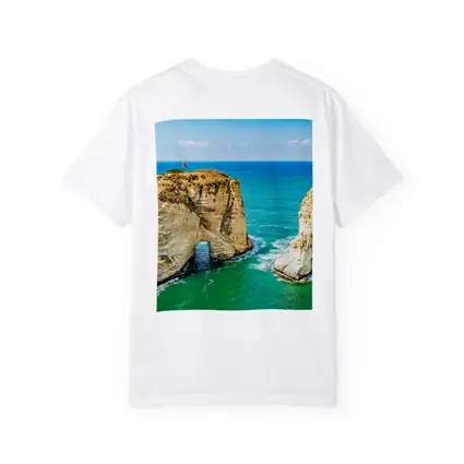 Raouche Rocks Beirut Blue Mediterranean Sea