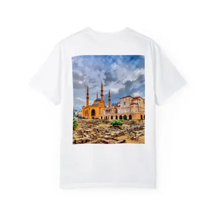 Beirut Lebanon Ancient Ruins Mosque Cityscape