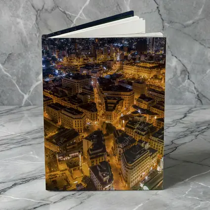 Beirut Lebanon City Aerial Night View