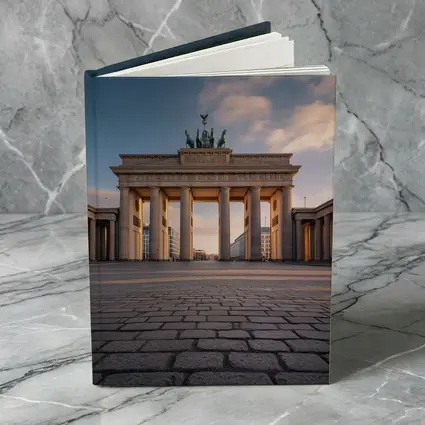 Brandenburg Gate Berlin Golden Hour Sky