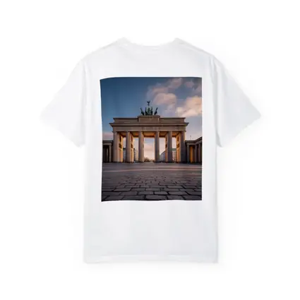 Brandenburg Gate Berlin Golden Hour Sky