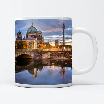 Berlin Cathedral and TV Tower at Dusk