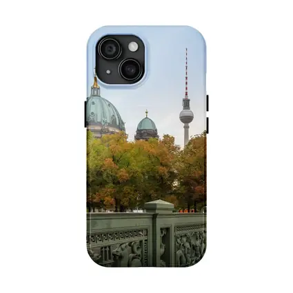 Berlin Cathedral and TV Tower Autumn View
