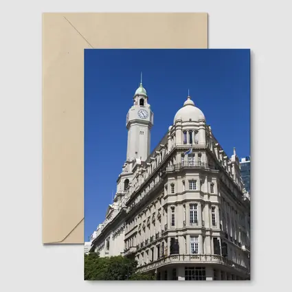 Buenos Aires Legislature Building Clear Blue Sky