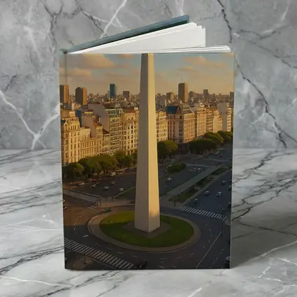 Buenos Aires Obelisk Aerial City View