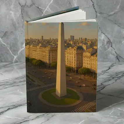 Buenos Aires Obelisk Aerial City View