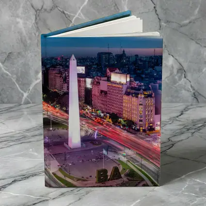 Buenos Aires Obelisk City Night Aerial View