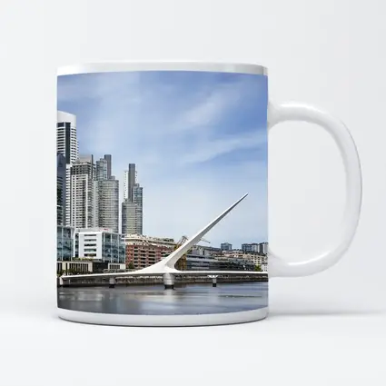 Buenos Aires Skyline Puente de la Mujer