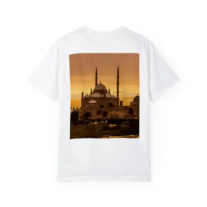 Muhammad Ali Mosque Cairo Golden Sunset Sky