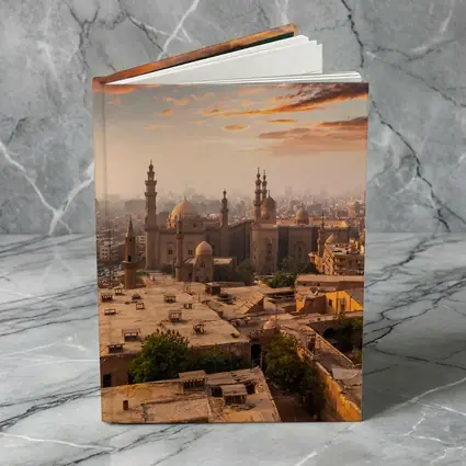 Cairo Egypt Skyline Sunset Mosque View