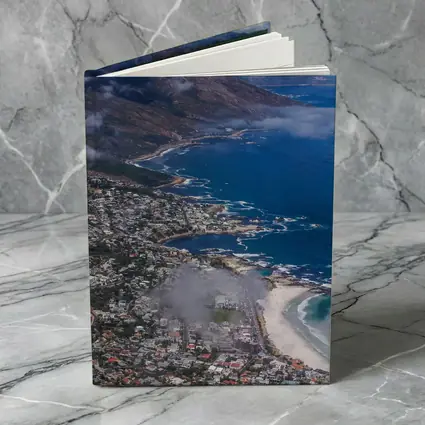 Cape Town Coastline Aerial View Mountains Ocean
