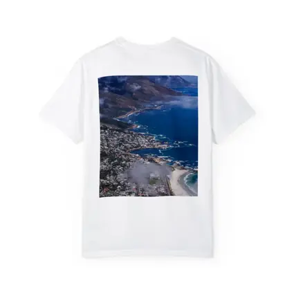 Cape Town Coastline Aerial View Mountains Ocean