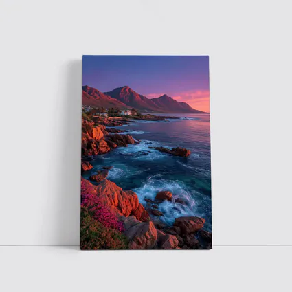 Cape Town Coastline Sunset Mountain Ocean View