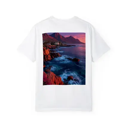 Cape Town Coastline Sunset Mountain Ocean View