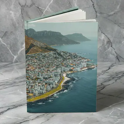 Cape Town Coastal Aerial View Mountains Ocean