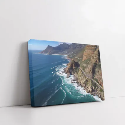 Cape Town Coastal Cliffs Ocean Aerial View