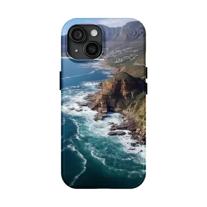 Cape Town Coastal Cliffs Ocean Aerial View