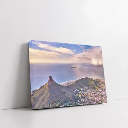 Cape Town Aerial View Lion Head Mountain