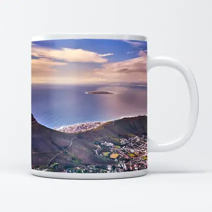 Cape Town Aerial View Lion Head Mountain