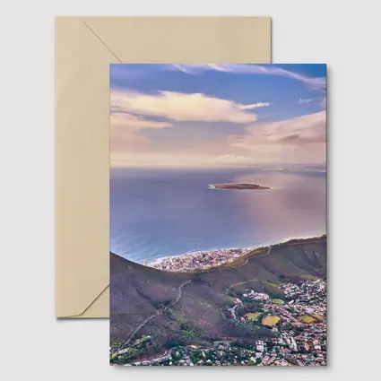 Cape Town Aerial View Lion Head Mountain