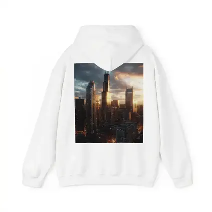 Chicago Willis Tower Skyline Golden Sunset