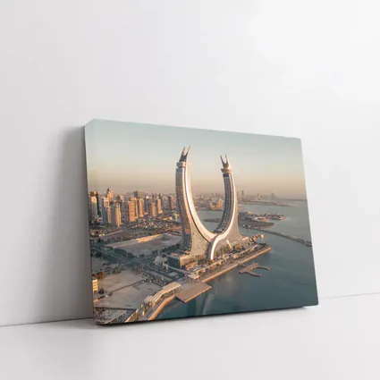 Lusail Tower Doha Qatar Coastal Skyline