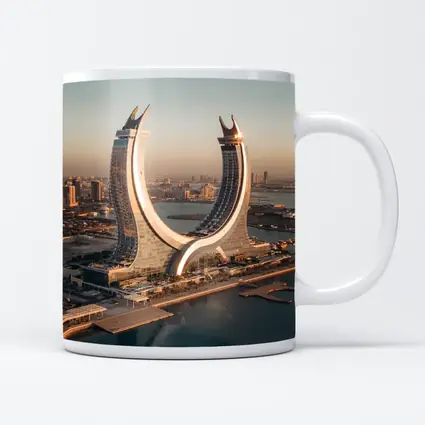 Lusail Tower Doha Qatar Coastal Skyline