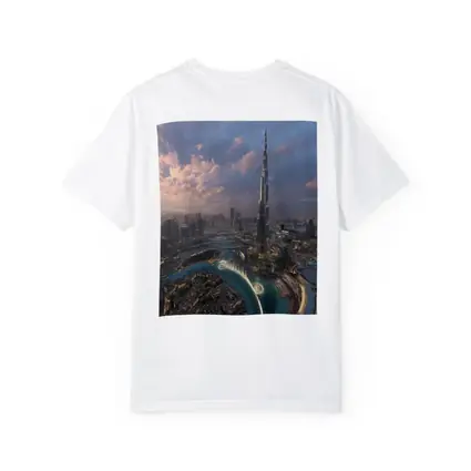 Burj Khalifa Dubai Skyline Aerial Sunset View