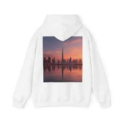 Dubai Skyline Burj Khalifa Sunset Reflection