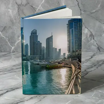 Dubai Marina Skyline Waterfront Sunny Day