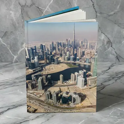 Dubai Skyline Aerial View Burj Khalifa