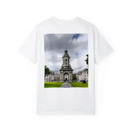 Trinity College Dublin Campanile Cloudy Sky