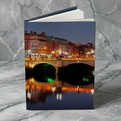 O'Connell Bridge Dublin City Night Lights