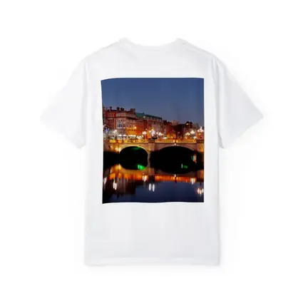 O'Connell Bridge Dublin City Night Lights