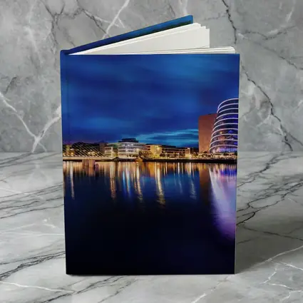 Dublin Docklands Samuel Beckett Bridge Night Reflections