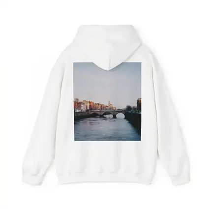 Dublin River Liffey Stone Bridge Cityscape