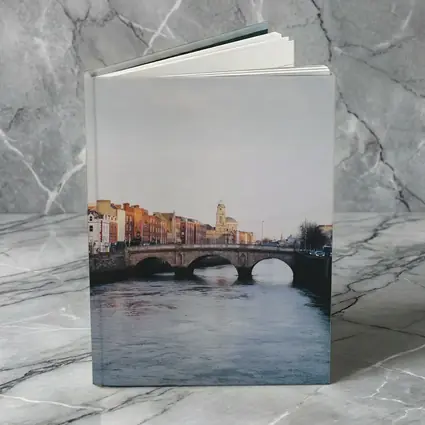 Dublin River Liffey Stone Bridge Cityscape