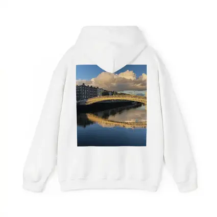 Ha Penny Bridge Dublin River Liffey Reflection