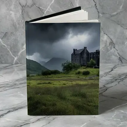 Eilean Donan Castle Scotland Stormy Highlands
